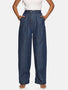IS.U Light Blue Barrel Fit Pant