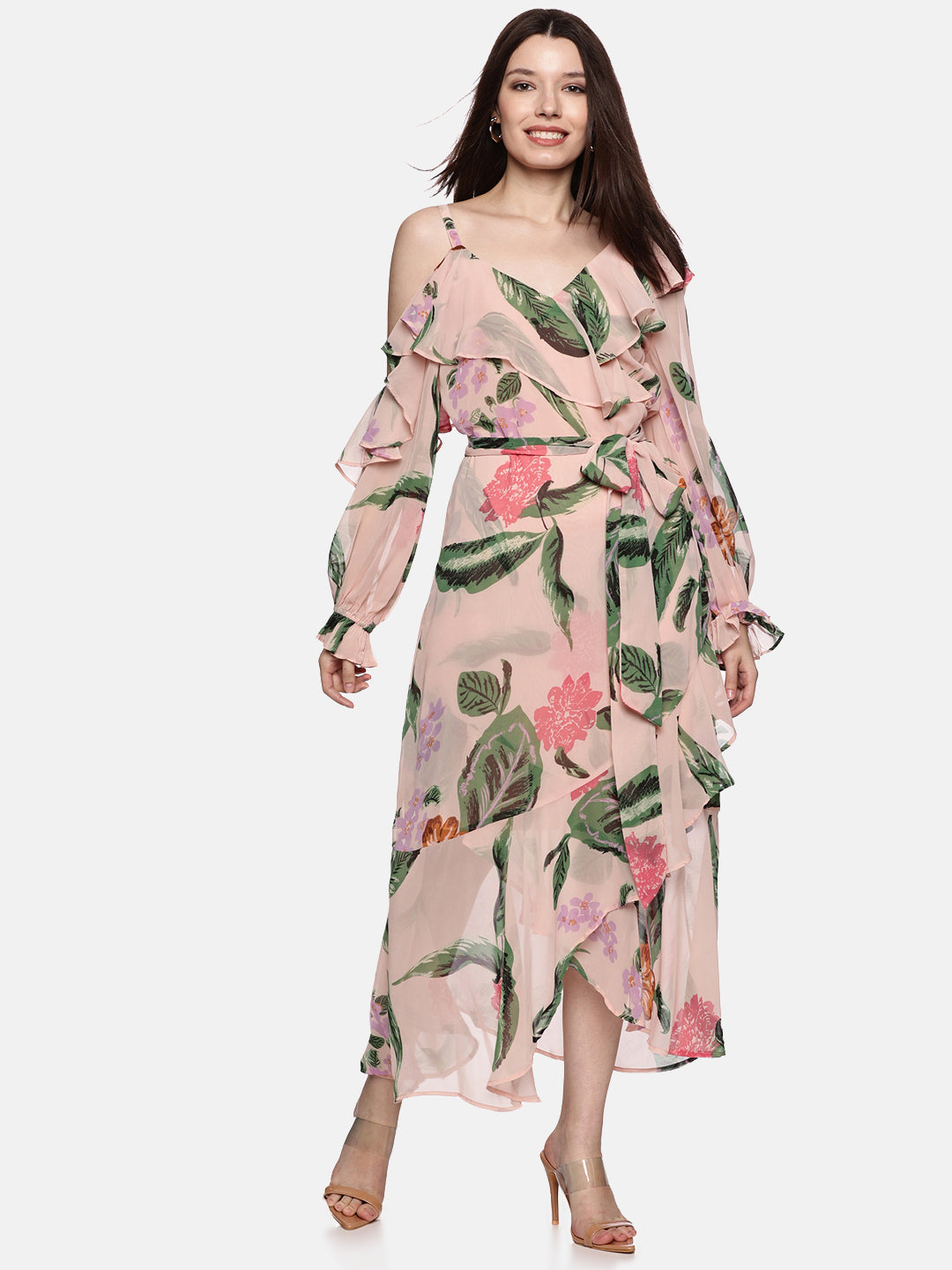 Blouson Sleeve Dress For Women