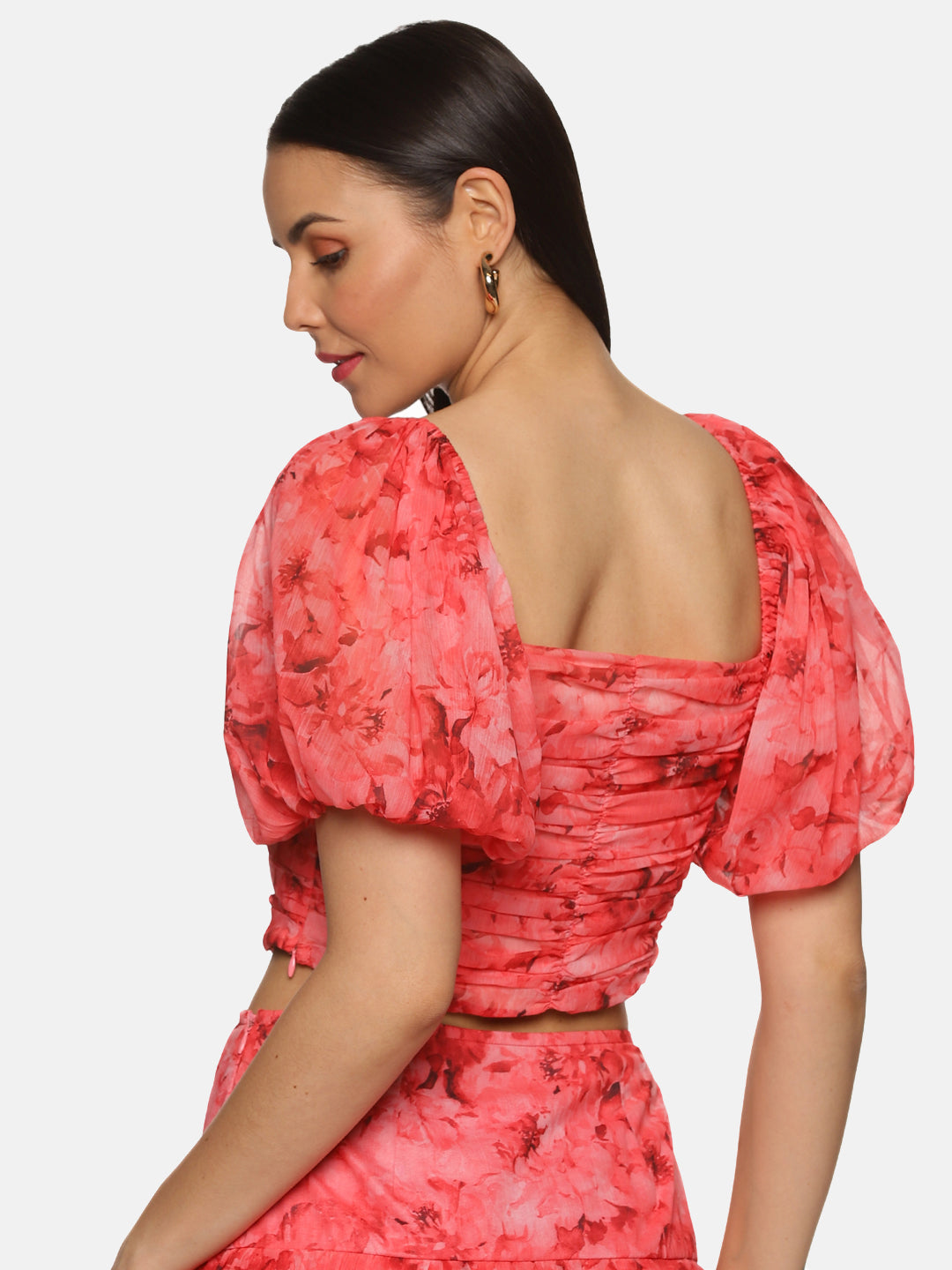 Buy Puff sleeve Crop Top For Women