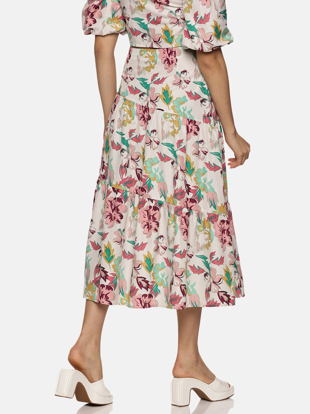 Buy Multicolor Midaxi Skirt For Women