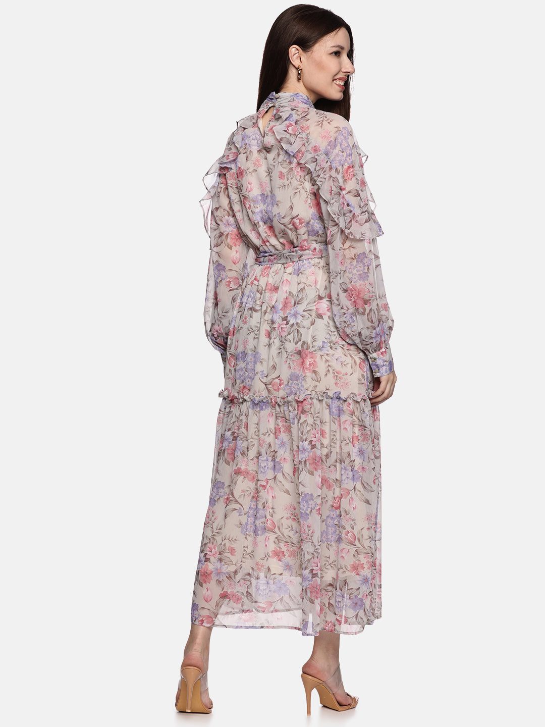 Buy full neck midaxi dress for women