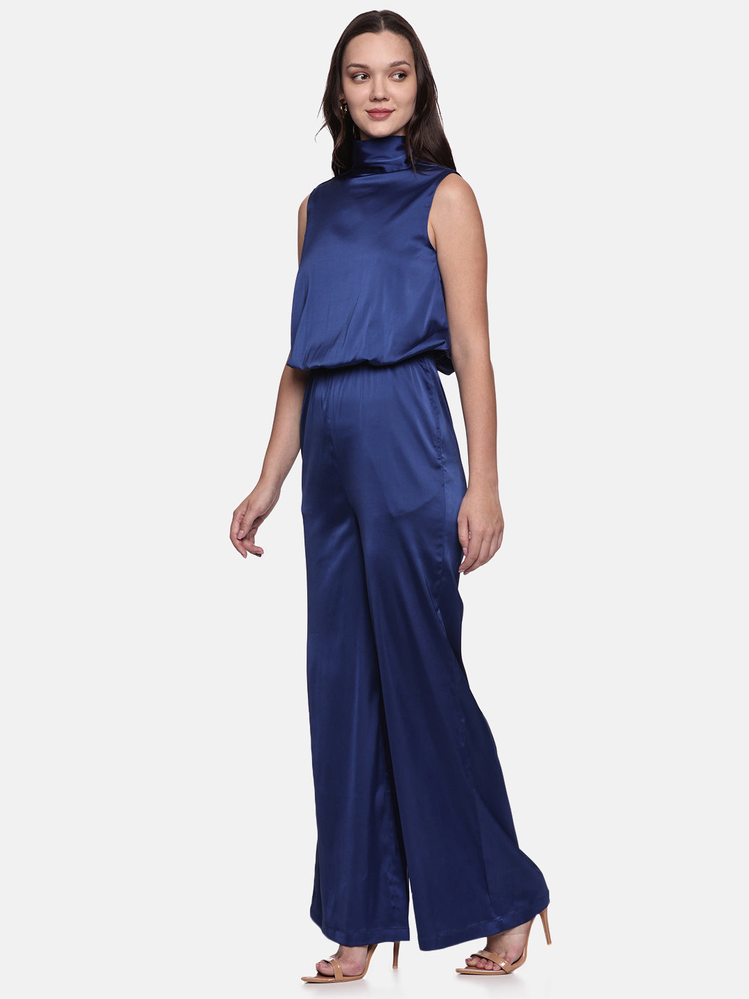 Tie knot jumpsuit for girls