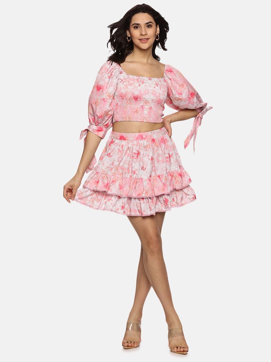 Buy Pink Mini Skirt For Women In short