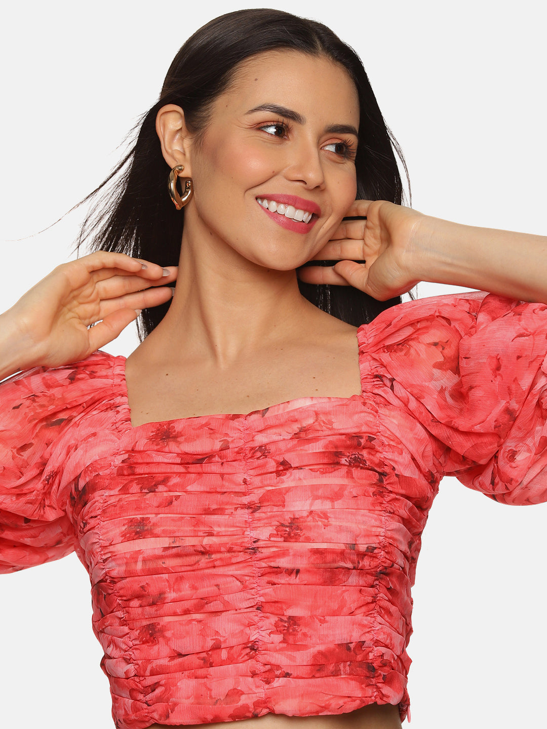 Buy Puff sleeve Crop Top For Women