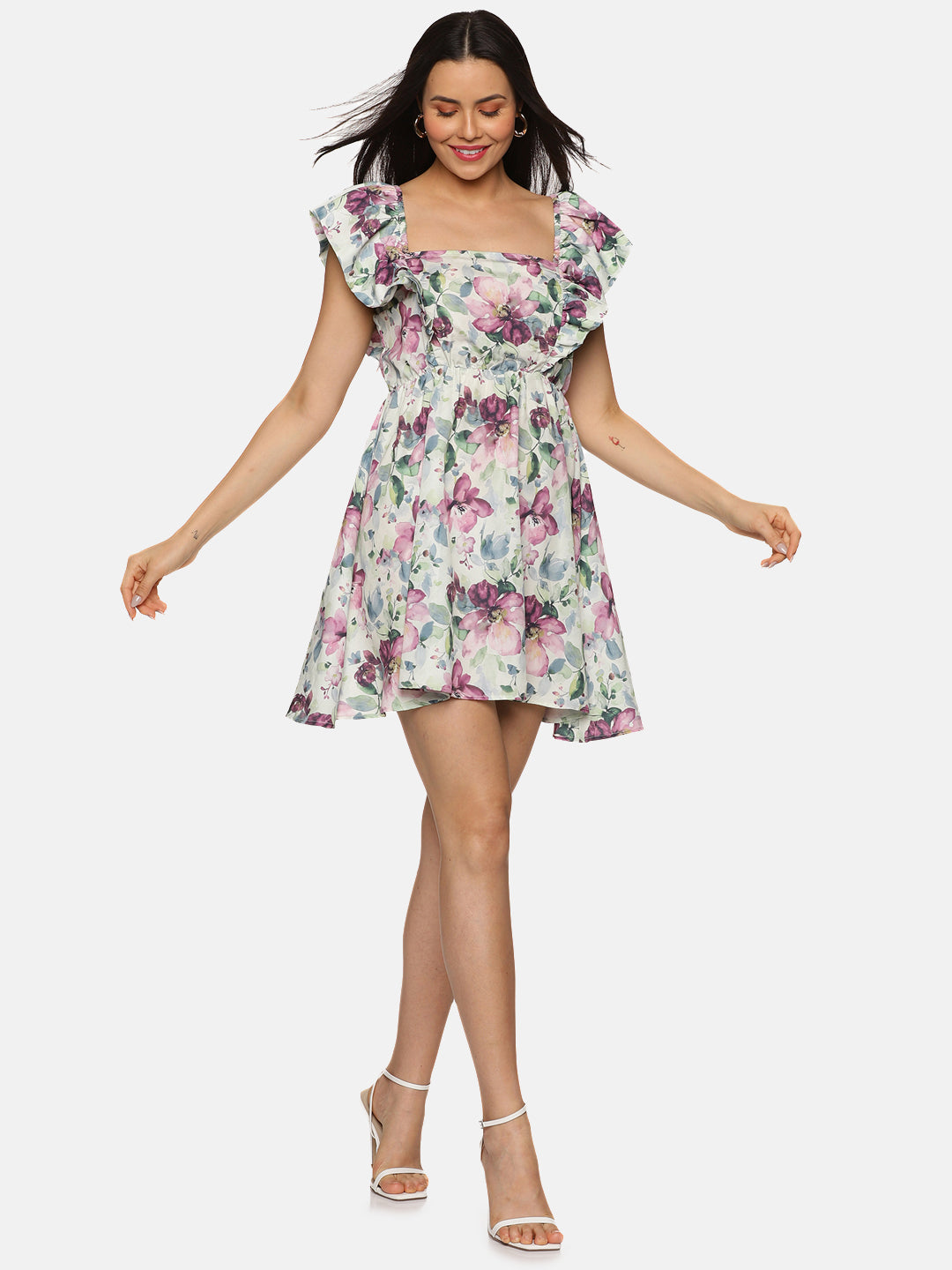 Multicolor Mini Dress For Women