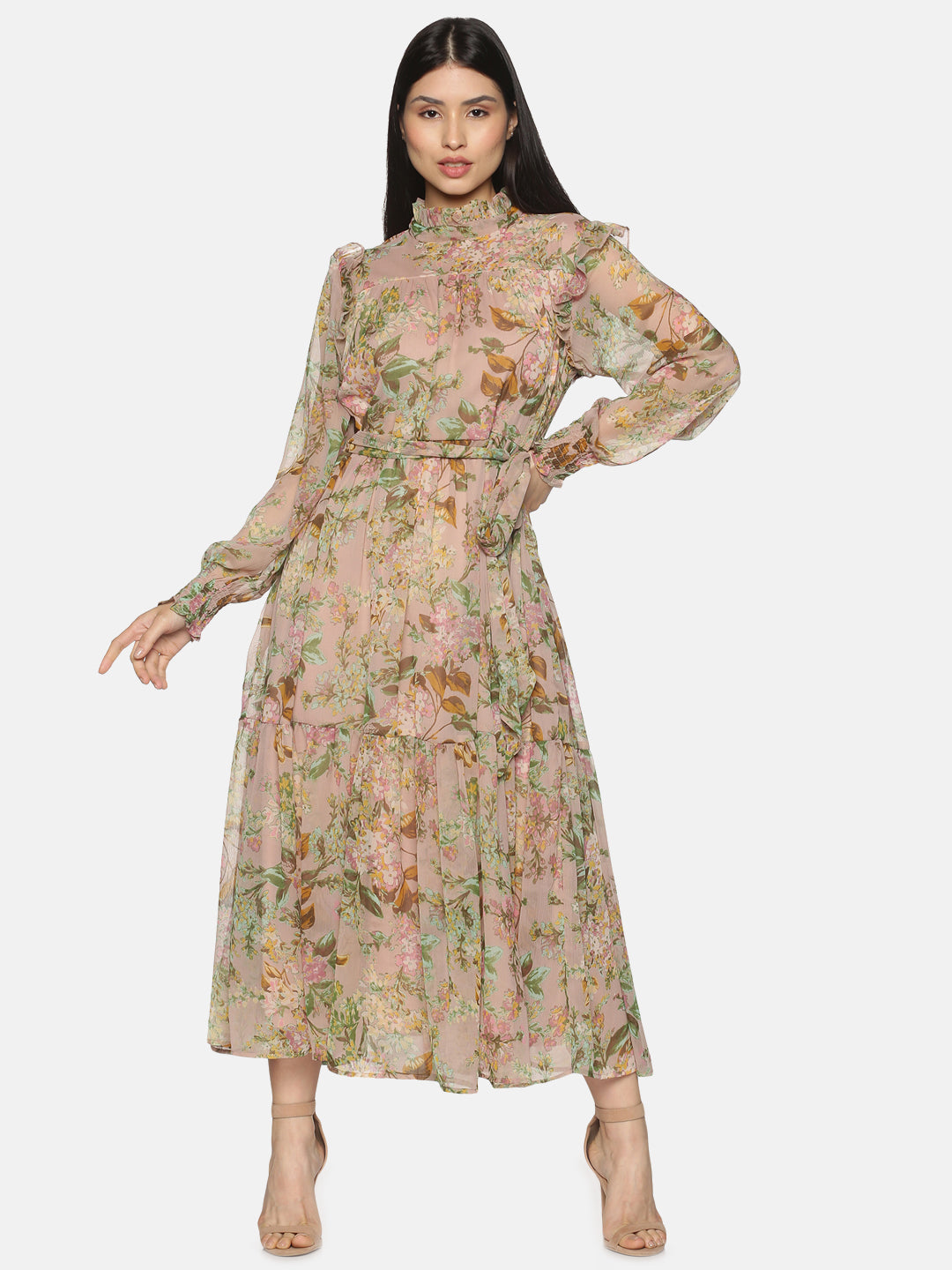 Tiered Midaxi Dress For Women