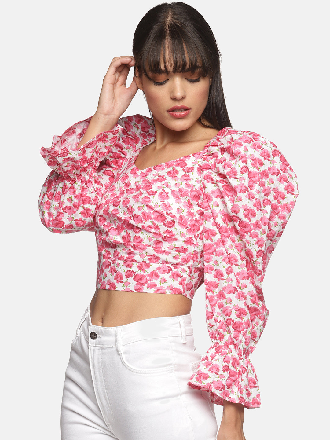 Buy Long Sleeve Crop Top For Women