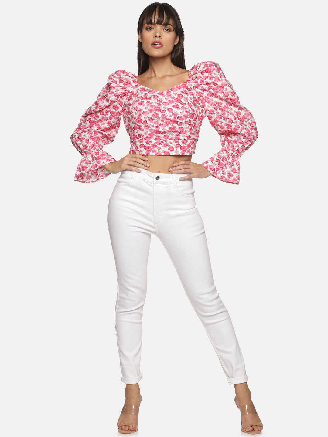 Buy Long Sleeve Crop Top For Women