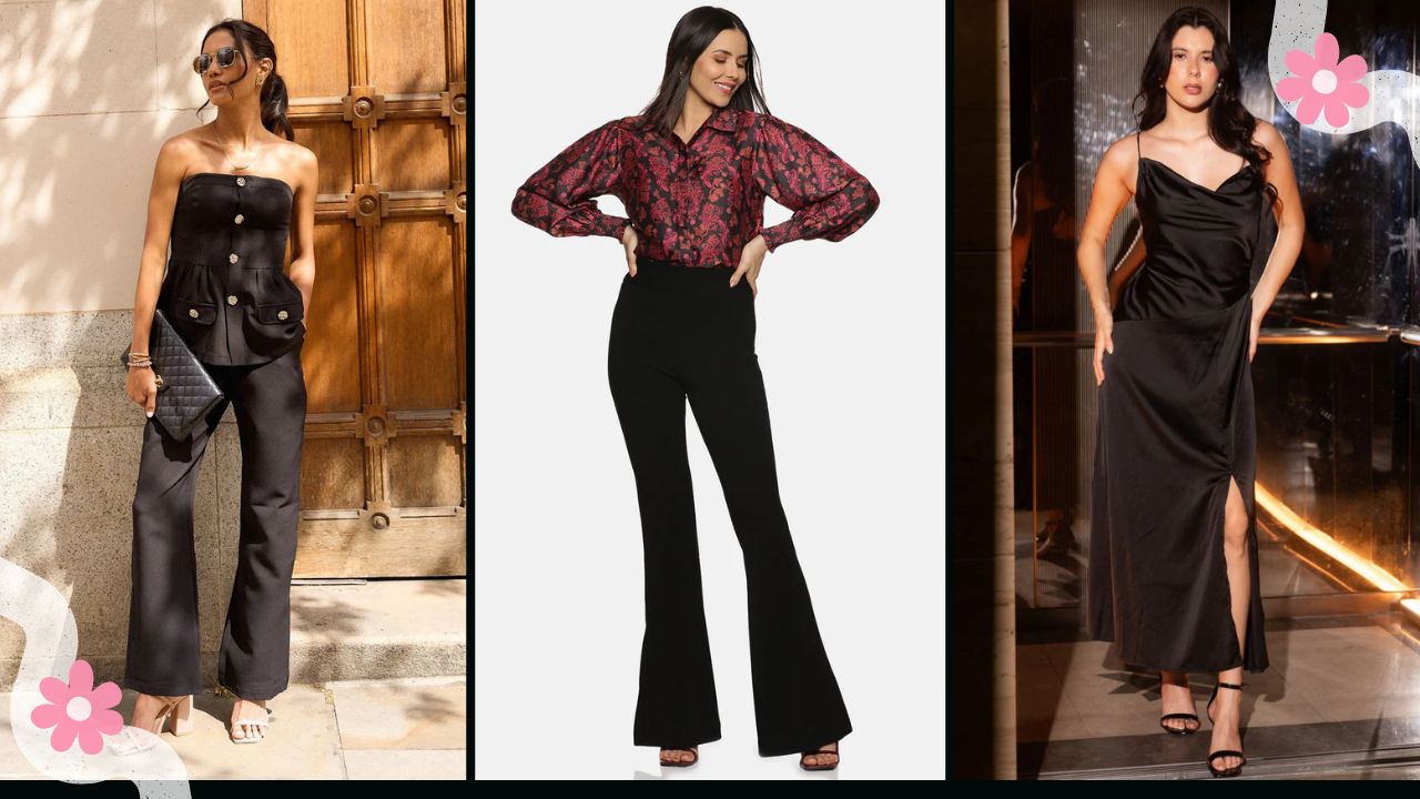 How to Style a Black Satin Shirt for a Chic & Cozy Christmas Look?