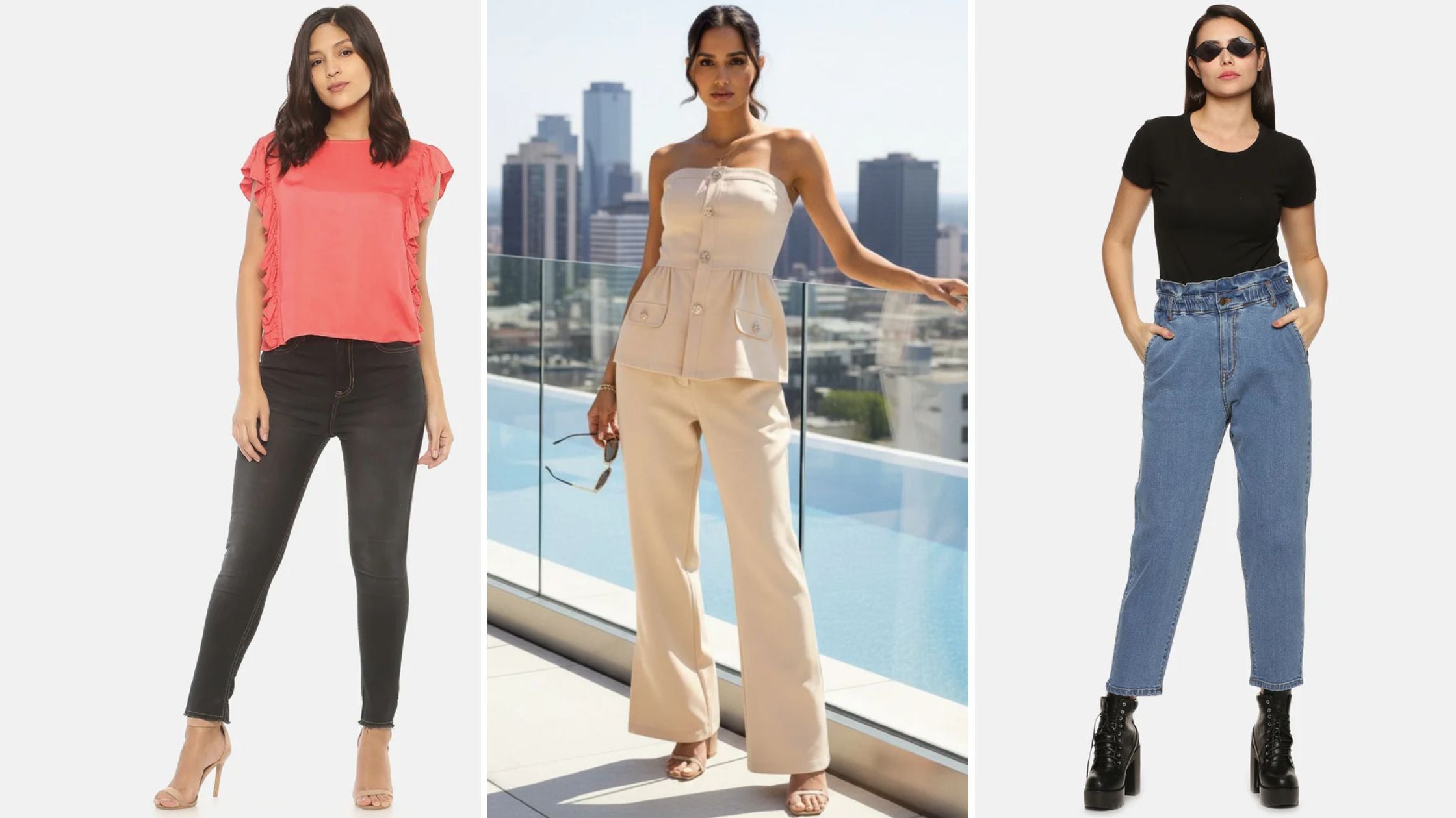 Which Denim Pants Look Best for New Year's Chic-but-Comfort Look?