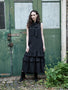 IS.U Black Tiered Sleeveless Dress