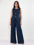 IS.U Dark Blue Structured Denim Co-ord Set