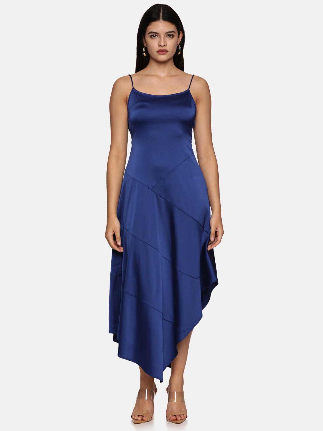 IS.U  Blue  Asymetrical Dress