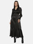 IS.U Black Vintage Maxi Dress