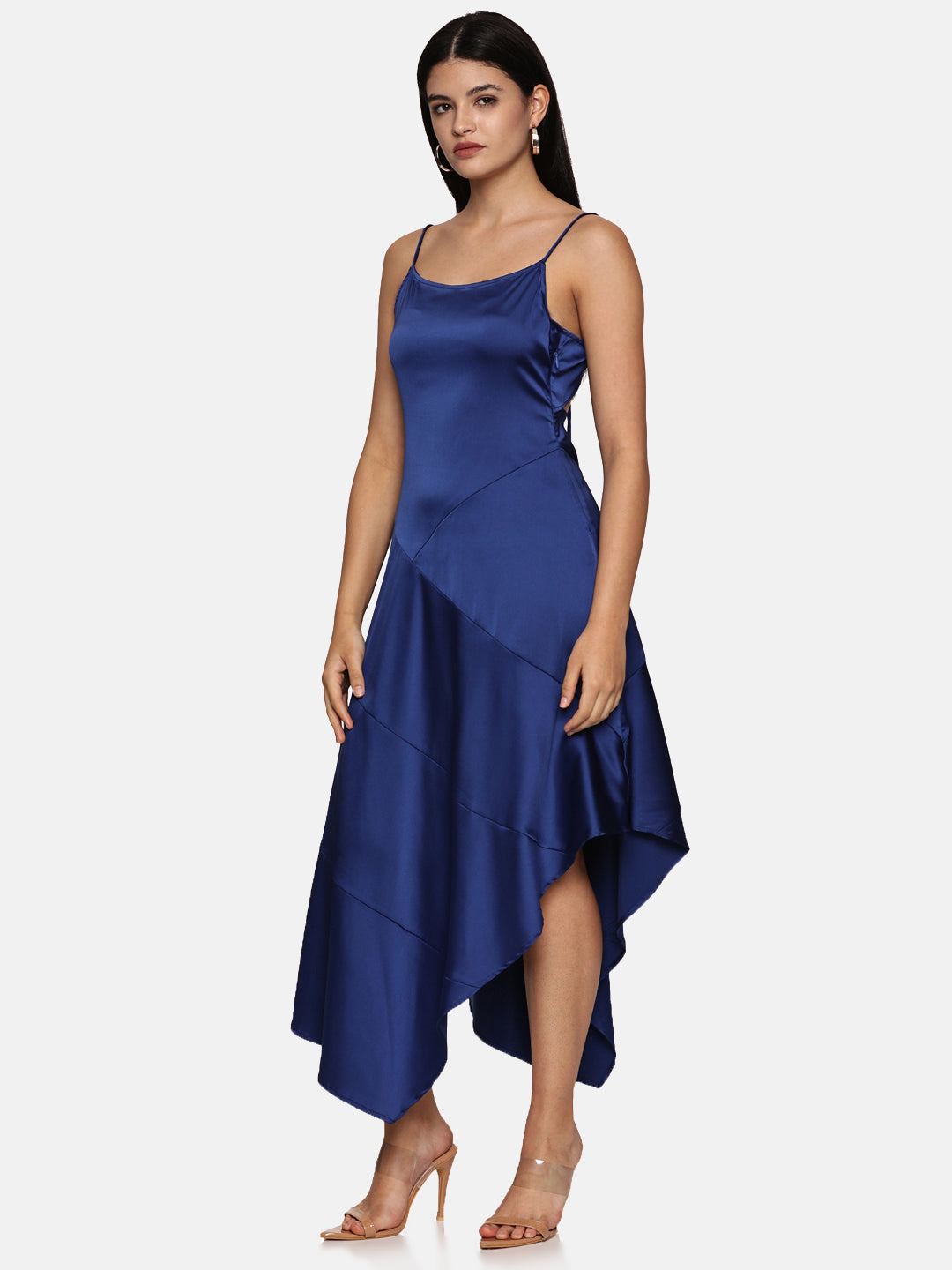 IS.U  Blue  Asymetrical Dress