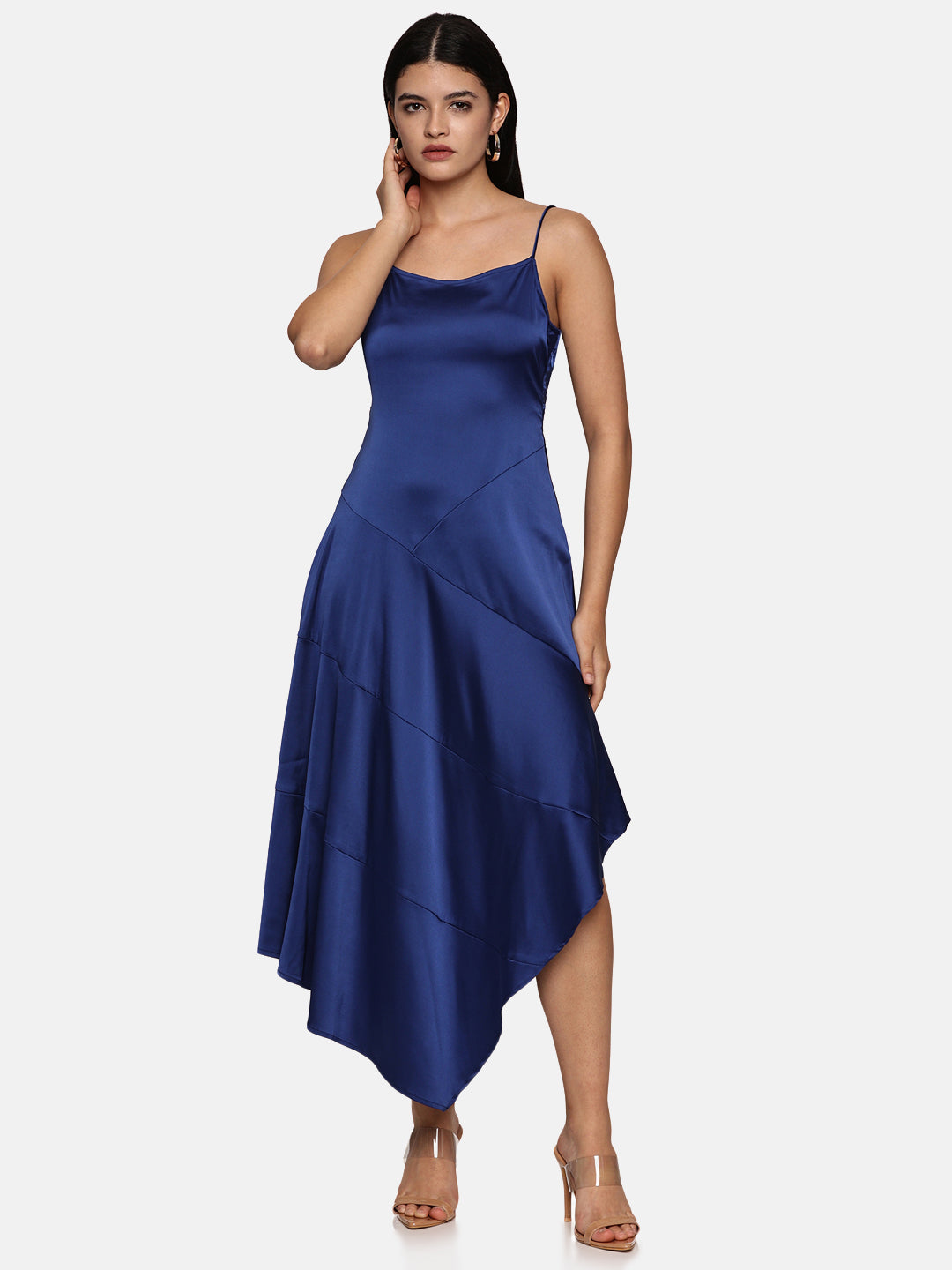 IS.U  Blue  Asymetrical Dress