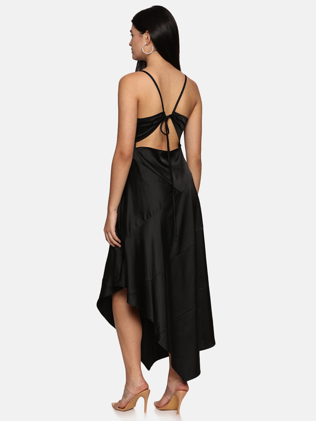 IS.U Black Asymetrical Dress