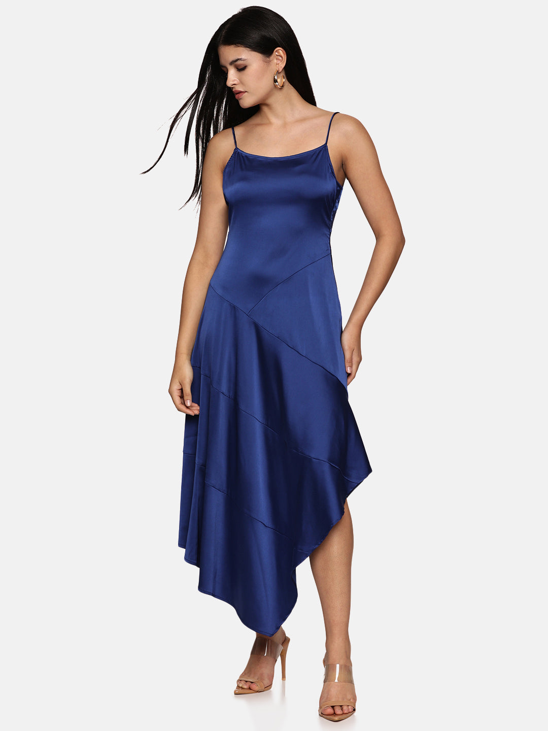 IS.U  Blue  Asymetrical Dress