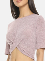 Load image into Gallery viewer, IS.U Pink Knitted Top with Skirt Co-Ord

