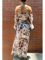 Load image into Gallery viewer, Kim Floral Crop Top &amp; Skirt Co-ord
