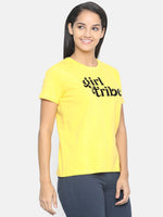 Load image into Gallery viewer, IS.U Yellow Round Neck T-shirt
