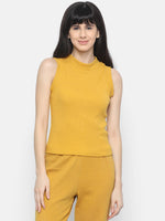 Load image into Gallery viewer, IS.U Mustard Sleeveless Top
