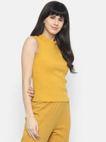 Load image into Gallery viewer, IS.U Mustard Sleeveless Top