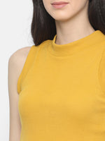 Load image into Gallery viewer, IS.U Mustard Sleeveless Top
