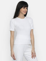Load image into Gallery viewer, IS.U White Short Sleeve Top