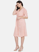 Load image into Gallery viewer, IS.U Pink Button Down Midi Dress