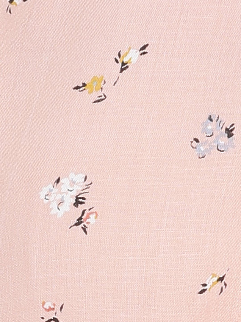 IS.U Pink Button Down Midi Dress