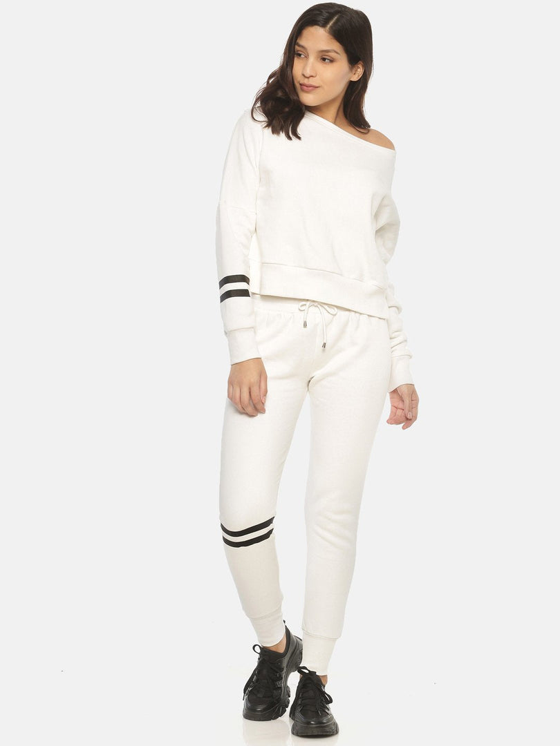 IS.U White Jogger Pants