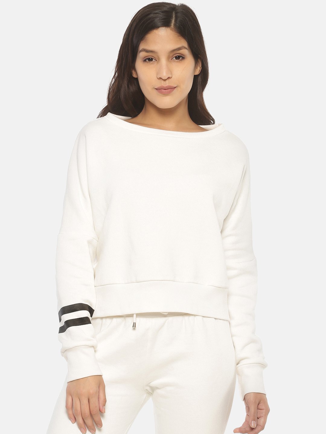 IS.U White Oversized Sweatshirt