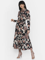 Load image into Gallery viewer, IS.U Black Midi Shirt Dress

