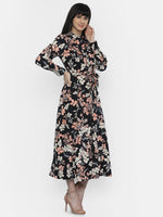 Load image into Gallery viewer, IS.U Black Midi Shirt Dress
