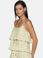 Load image into Gallery viewer, IS.U Off-white Pleated Swing Top