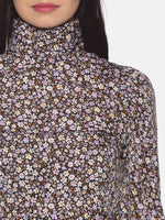 Load image into Gallery viewer, IS.U Multi Floral Open Back Crop Top