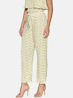 Load image into Gallery viewer, IS.U Off-white Pleated Slip On Trousers
