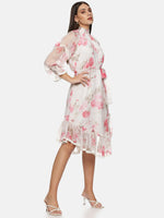 Load image into Gallery viewer, IS.U Floral High-low Lace Dress