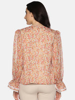 Load image into Gallery viewer, IS.U Floral Ruffled Long Sleeve Top
