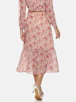 Load image into Gallery viewer, IS.U Floral  Gathered Skirt
