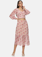 Load image into Gallery viewer, IS.U Floral  Gathered Skirt