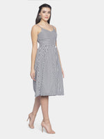 Load image into Gallery viewer, IS.U Black Gingham Dress With Back Bow