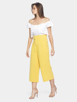 Load image into Gallery viewer, IS.U Yellow Culottes with Buckle