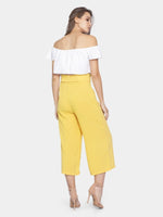 Load image into Gallery viewer, IS.U Yellow Culottes with Buckle