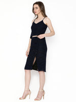 Load image into Gallery viewer, IS.U Navy Top &amp; Skirt Co-Ord set