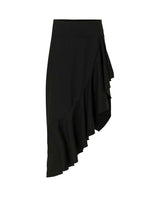 Load image into Gallery viewer, IS.U Black Ruffle Skirt
